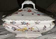 Outstanding antique F&M Fisher & Mieg Ironstone covered Casserole bowl picture