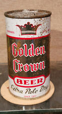 1959 GOLDEN CROWN STEEL FLAT TOP BEER CAN GRACE BROTHERS SANTA ROSA CA EMPTY picture