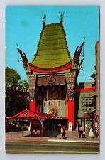 Hollywood CA-California, Chinese Theatre, Antique, Vintage c1961 Postcard picture