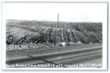 c1950's Rock Formation Arbuckle Mts. Highway No. 7 Oklahoma RPPC Photo Postcard picture