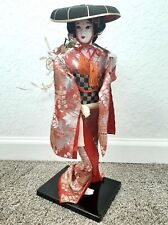 Vintage Geisha Fujimusume Kabuki Nishi Doll 