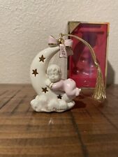 Vintage Lenox “Baby’s First Christmas” Ornament with Box 2002 Baby Girl *Mint* picture