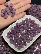 3.7-Kg Natural Raw Stone Ruby Corundum Chunks Minerals For Beads & Bracelets. picture