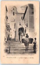 Postcard - Church Street - Villefranche-sur-Mer, France picture