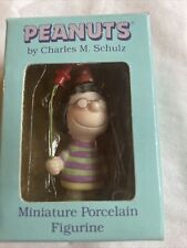 Peanuts By Charles M Shultz Miniature Porcelain Figures Birthday Marcie 1960’s picture
