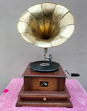 HMV Vintage Vinyl Recorder: Working Gramophone Player - Timeless Collectible for picture
