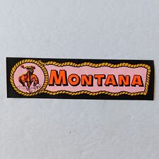 Vintage 1980's Montana Bumper Sticker Decal MT 7.5x2