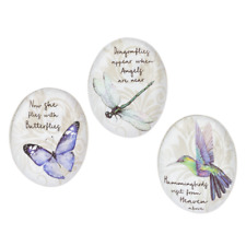 Bereavement Spiritual Winged Memory Stones, Butterfly, Dragonfly, Hum-bird picture