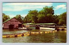 WI-Wisconsin, Crystal River Trip, Ding's Dock, Antique Vintage Souvenir Postcard picture