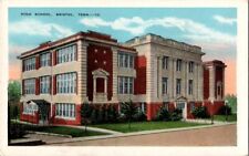Postcard ~ Bristol  High School  Tenn Tennessee TN ~  White Border  ~ Dated 1931 picture