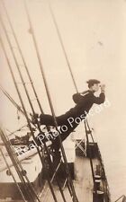 RPPC Actor Buster Keaton Silent Film Navigator Standard Size Vintage Postcard picture