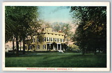 Postcard~ Residence On Fulton Avenue~ Hempstead, New York picture