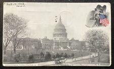 Capitol, Washington DC, 1902 RPPC, Arthur Livingston, Private Mailing Card (7-11 picture