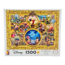Ceaco Disney Thomas Kinkade 1500 Piece Jigsaw Puzzle Mickey & Minnie NEW SEALED picture