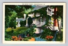 Charlottesville VA-Virginia, Michie Tavern, Antique, Vintage Souvenir Postcard picture