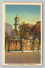 Saint John's Church, Washington DC Vintage Postcard picture