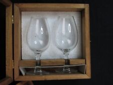 Dewar's Scotch Whiskey Box Set of 2 Stemmed Glassware picture