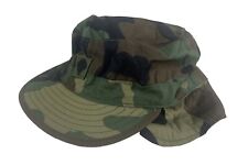 US Army Patrol Cap PC Hat Cold Weather Winter Class 1 Woodland BDU size 7 3/8