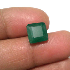 Gorgeous Zambian Emerald Faceted Emerald Shape 5.10 Crt Top Green Loose Gemstone picture
