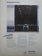 9/1991 PUB AVION DORNIER 328 AIRCRAFT AIRCRAFT PREMIERE US ORIGINAL VERSION AD picture
