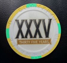 $5 Commerce Casino Chip, Los Angeles, California. 35 Thirty Five Years Anniversa picture