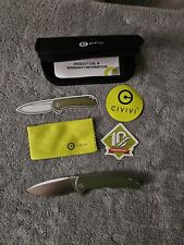 Civivi Mini Praxis Liner Lock Knife OD Green G10 Scales With Satin D2 Steel  picture
