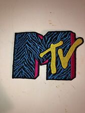 MTV  MUSIC Television   EMBROIDERED PATCH AS SHOWN Embroidered IRON ON picture
