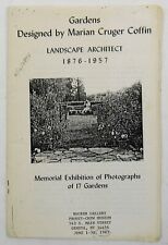 1982 Memorial Garden Exhibition Booklet Hucker Gallery Marian Coffin Geneva NY picture