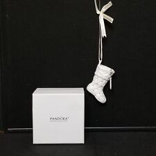 2012 Pandora Stocking Unforgettable Moments White Christmas Ornament Porcelain picture
