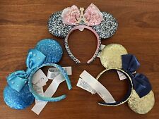 Disney Parks Ears Minnie Ears Paris, Two Others Lot Of THREE New ❤️ picture