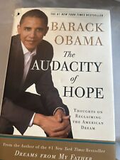 President Barack Obama Signed autographed The Audacity Of Hope Book Hardcover FE picture