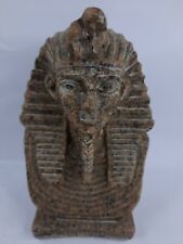 ANCIENT EGYPTIAN ANTIQUE PHARAONIC Granite King Tutankhamun Head Mask Egypt picture
