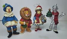 Vintage The Wizard Of Oz Santa's World Kurt Adler Christmas Ornaments Set of 4 picture