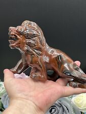 Natural Tiger Iron Lion INDREDIBLE Moving on the prowl L@@K  & Gift picture