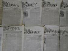 Lot 16 Antique 1862 Newspapers Maine Farmer Agriculture Mechanic Arts Literature picture