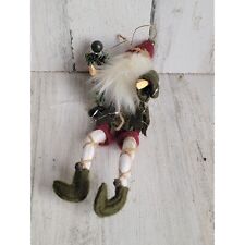 Santa Claus elf fairy doll plush ornament Xmas picture