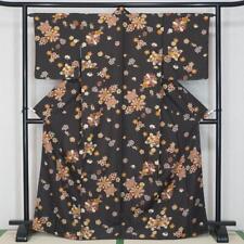 Japanese Washable Kimono With Thread 165cm Sleeve Length 65cm Small Pattern  picture
