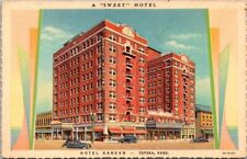 Postcard. Hotel Kansan, Topeka, Kansas. AT. picture