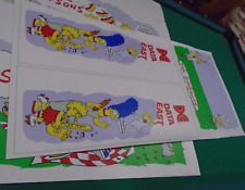 Data East Simpsons Pinball Machine cabinet Decal Set picture