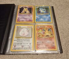 Near Complete Original Base Set Pokemon Card Collection Holo Charizard 94/102 picture