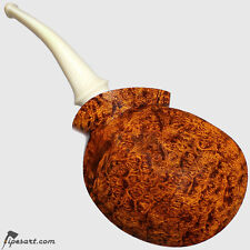 NEW SMOOTH DISCUS SMOKING PIPE BY SPANISH MASTER MARCOS-BRIAR TOBACCO PIPE picture