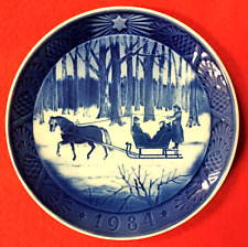 Royal Copenhagen Authentic Annual Christmas Plate 1984 