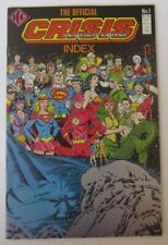 The Official Crisis on Infinite Earths Index &  Cross - Over Index #1, 1986 lot picture