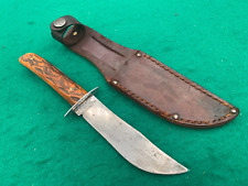 1920-1940 only REMINGTON RH4 FULL BLADE PERFECT BONE RARE knife picture