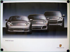 PORSCHE OFFICIAL DEALER BOXSTER 911 996 CAYENNE SHOWROOM POSTER 2003 picture