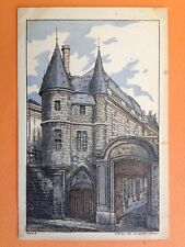 cpa engraving drawing litho 75 - PARIS HOTEL CLISSON Engraving Drawing picture