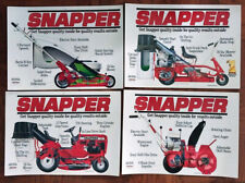 Lot of 4 Vintage Snapper Mower Dealer Advertisement Posters 16
