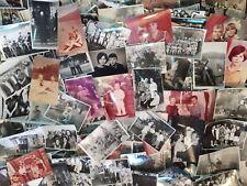 LOT OF 75 RANDOM VINTAGE ORIGINAL PHOTOS, MOSTLY B/W FROM SOVIET TIMES picture