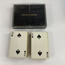Vintage Hansel'N Gretel Double Deck Playing Cards with Case picture