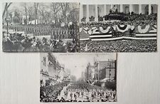 1909 Washington DC inaugural parade, President Wm. Howard Taft, lot 3 postcards picture